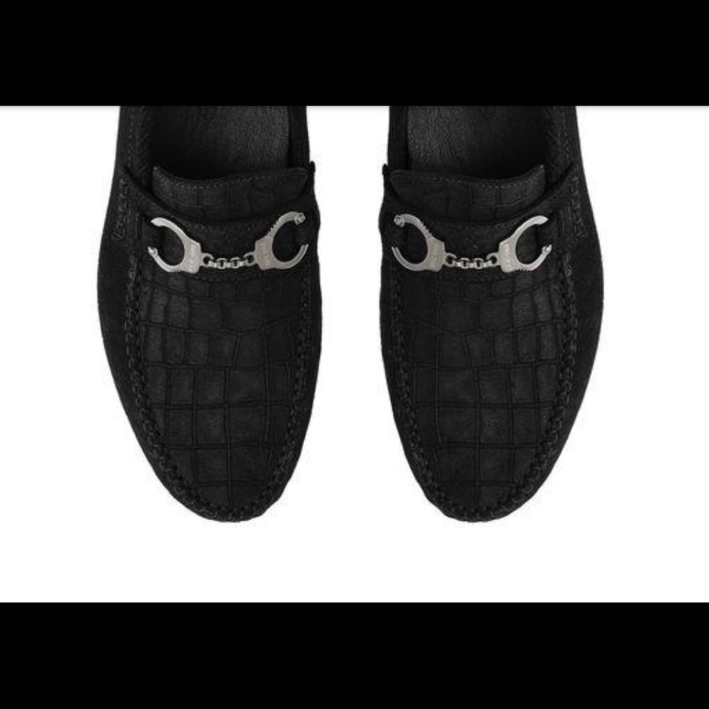 Jimmy Choo Men’s Loafer Black Suede Size 43 (American size 10) Brand new.